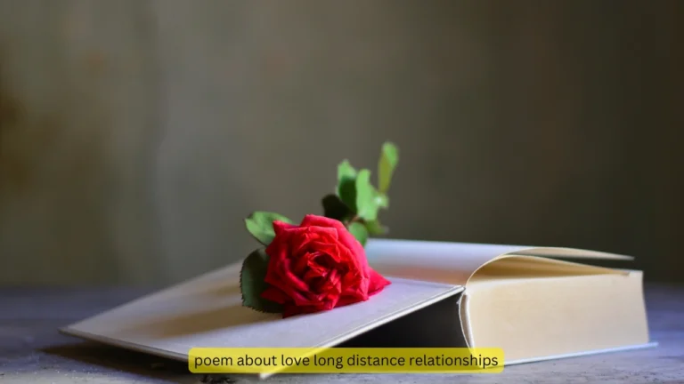 poem about love long distance relationships